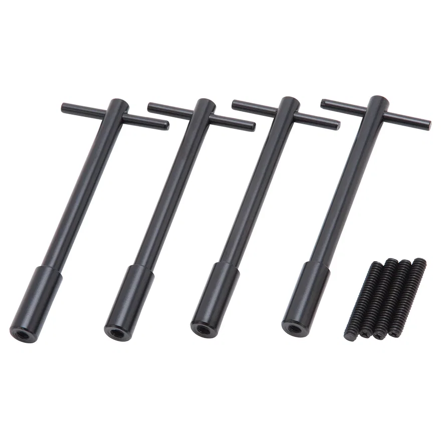 1-Piece Race Wing Bolts (Universal - 5" long) in Black Finish (Qty 4)