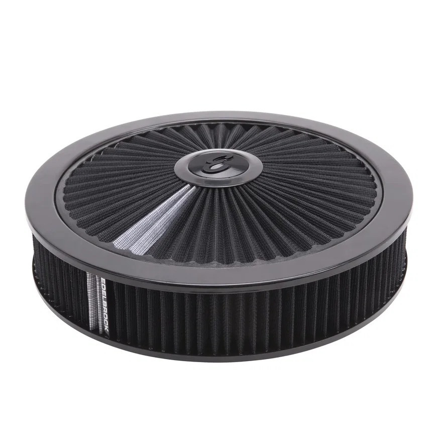 Pro-Flo Black Round 14" Air Cleaner with 3" Pro-Flo Element (Black)