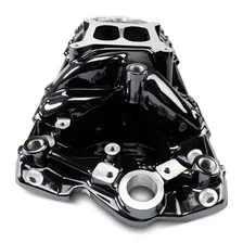 Performer RPM Small Block Chevy AIR-Gap Intake Manifold, Black Plasma Finish image 7