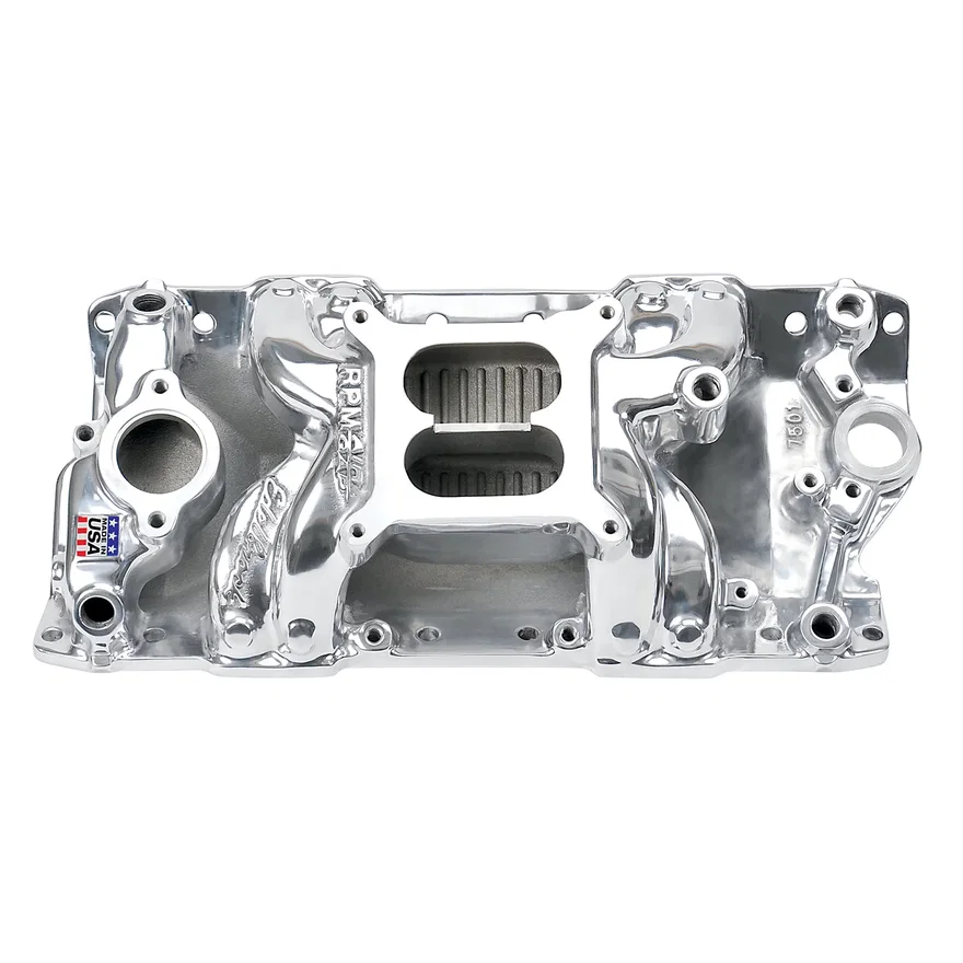 Performer RPM AIR-Gap Small Block Chevy Polished Intake Manifold