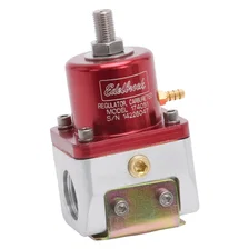 Carbureted Adjustable Bypass Fuel Pressure Regulator (180 GPH) in Red Finish image 3