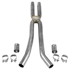 No Resonator Scavenger X-Pipe Kit for Ford Mustang image 2