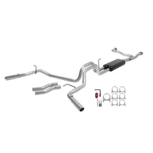 American Thunder Cat-back Exhaust System for Nissan TITAN image 1