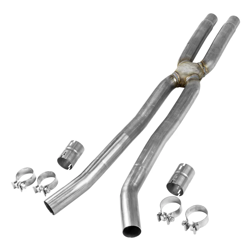 No Resonator Scavenger X-Pipe Kit for Ford Mustang