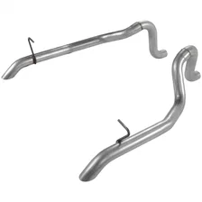 Pre-bent Tailpipes for Ford Mustang image 1