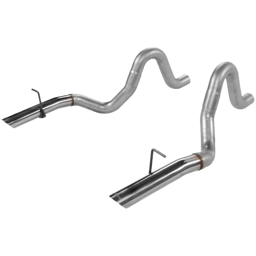 Pre-bent Tailpipes for Ford Mustang