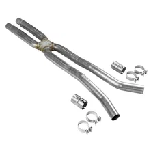 No Resonator Scavenger X-Pipe Kit for Ford Mustang image 3