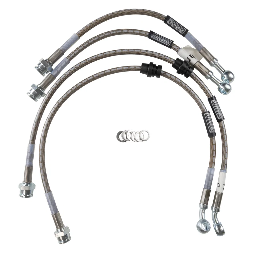 Front and Rear Brake Hose Kit for Nissan 240SX