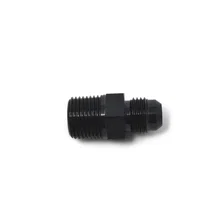 16AN Straight Flare To 3/4" NPT Adapter Fitting With Black Finish image 2