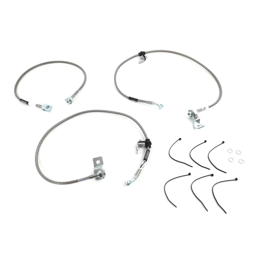 Front and Rear Brake Hose Kit for Dodge