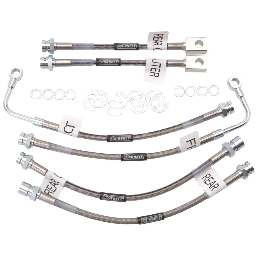 Front and Rear Brake Hose Kit