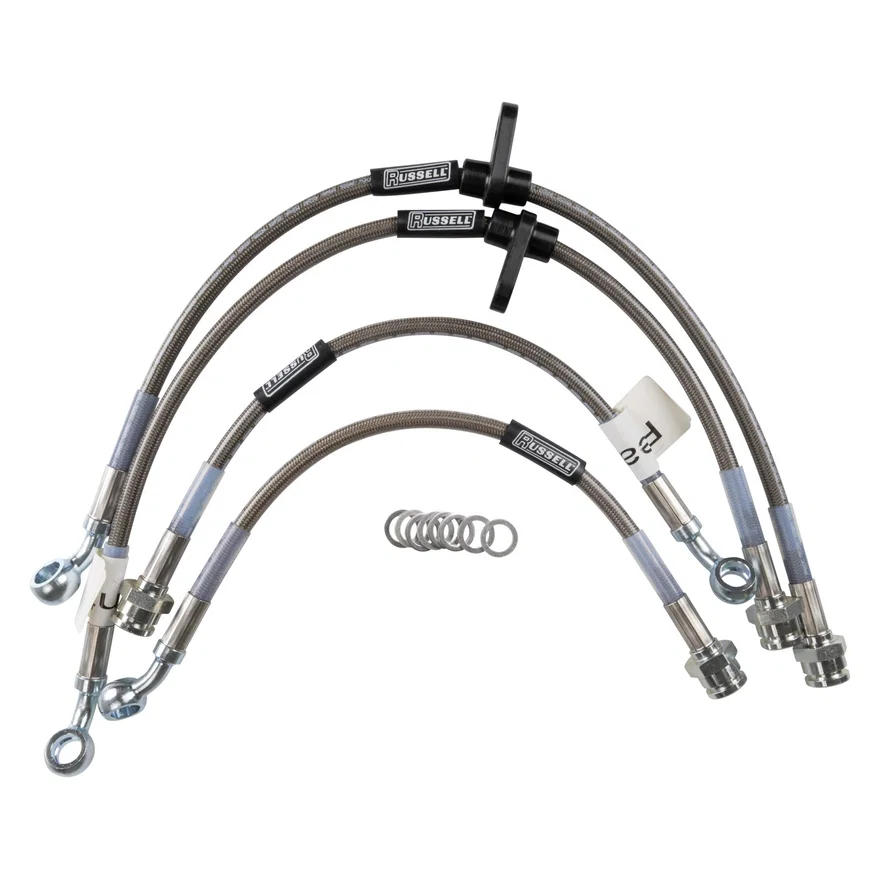 Front and Rear Brake Hose Kit for Toyota Supra