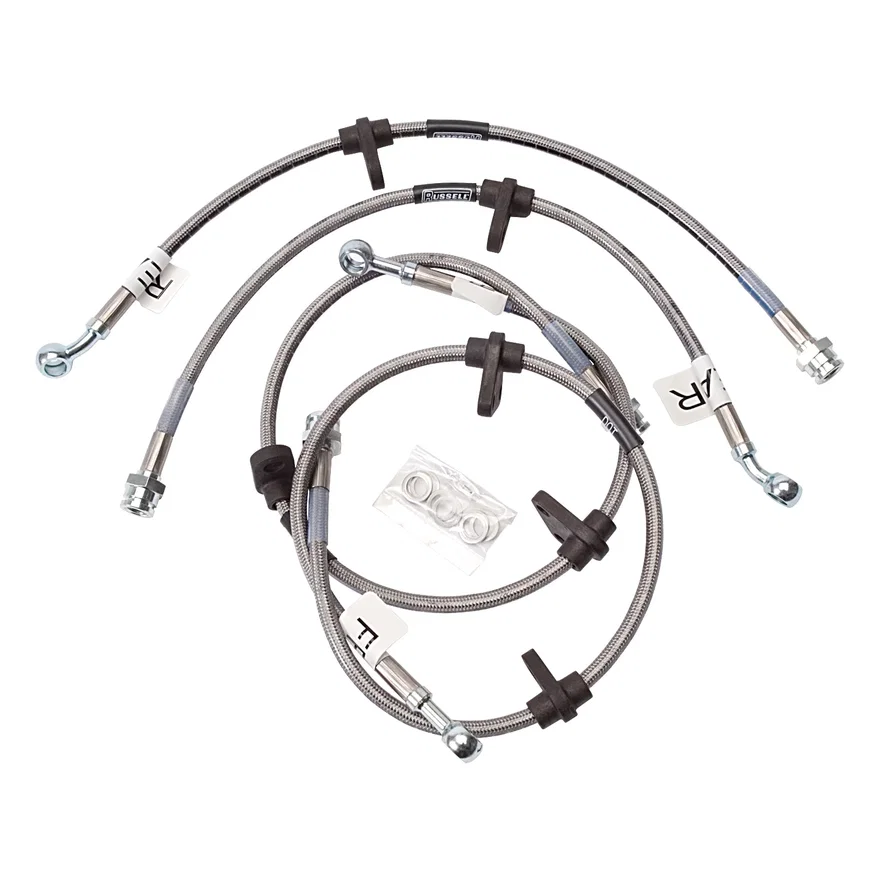 Front and Rear Brake Hose Kit for Honda Civic
