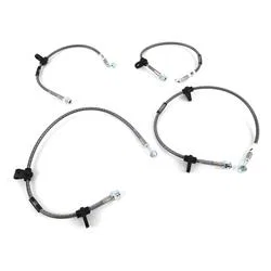 Front and Rear Brake Hose Kit for Acura Integra