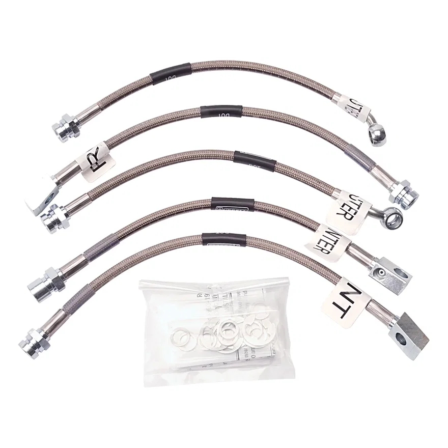 Front and Rear Brake Hose Kit