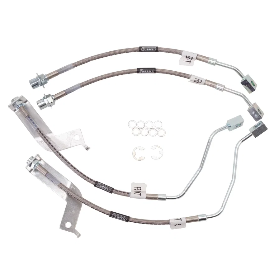Front and Rear Brake Hose Kit for Ford Mustang