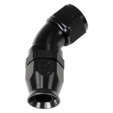 black 45 -12 Pro PTFE hose end image 1