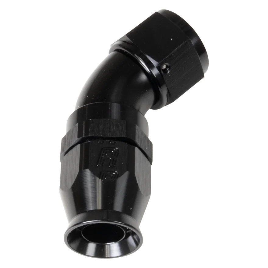 black 45 -12 Pro PTFE hose end