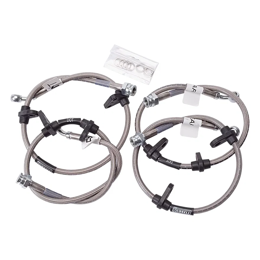 Front and Rear Brake Hose Kit for Honda