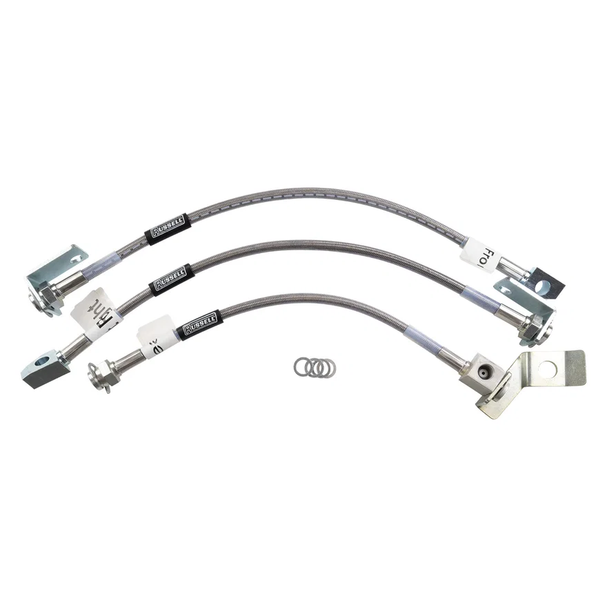 Front and Rear Brake Hose Kit for Ford Mustang