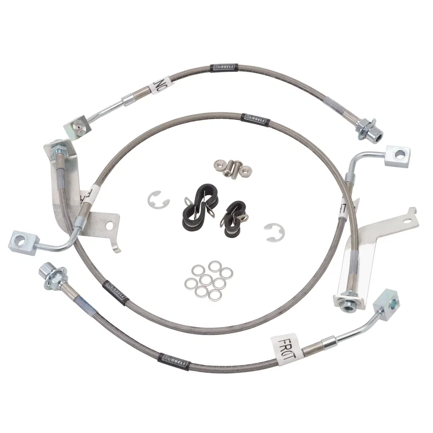 Front and Rear Brake Hose Kit for Ford Mustang