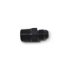 16AN Straight Flare To 1" NPT Adapter Fitting With Black Finish image 2