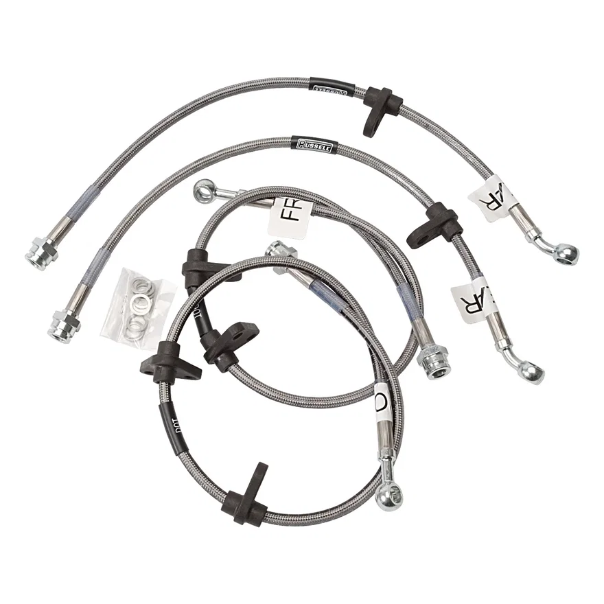 Front and Rear Brake Hose Kit for Acura Integra