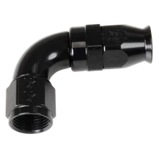 black 90 -8 Pro PTFE hose end image 1
