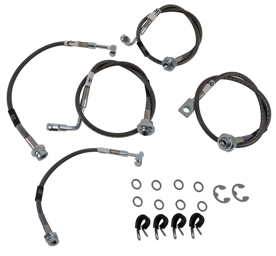 Front and Rear Brake Hose Kit
