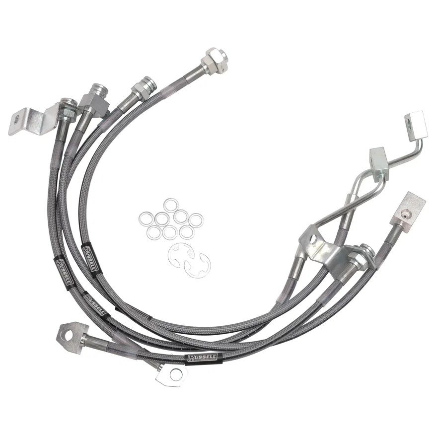 Front and Rear Brake Hose Kit for Ford