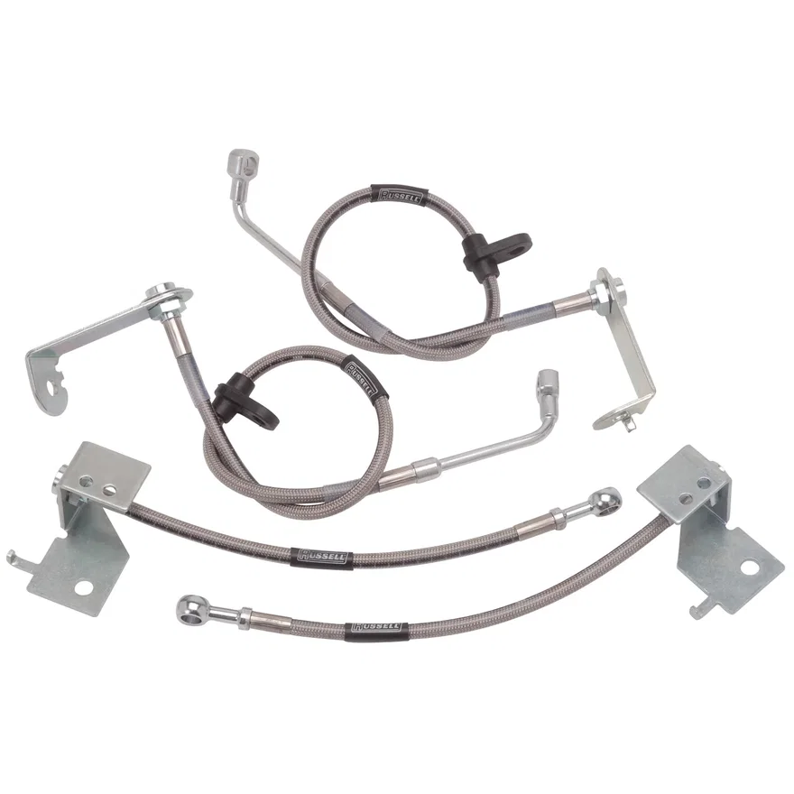 Front and Rear Brake Hose Kit for Ford Mustang