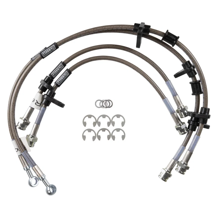 Front and Rear Brake Hose Kit for Honda Accord