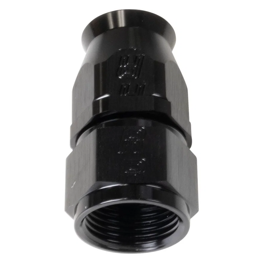 black Straight -12 Pro PTFE hose end