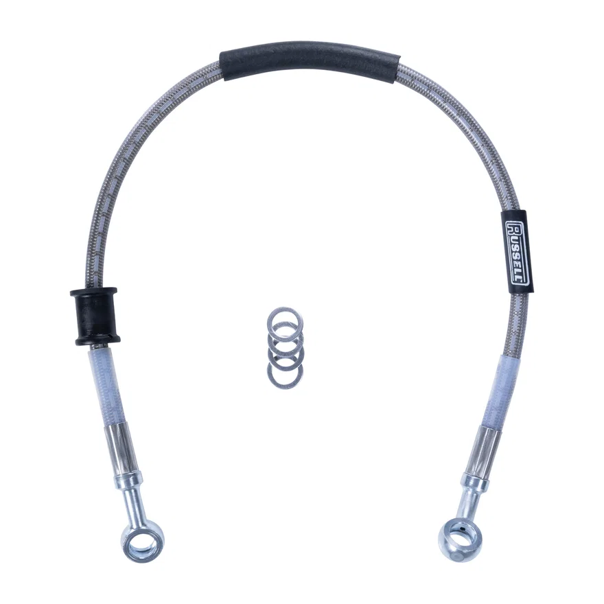 Cycleflex Two-Line Racer Brake Hose Kit For 2014+ Yamaha FZ-09 - Rear