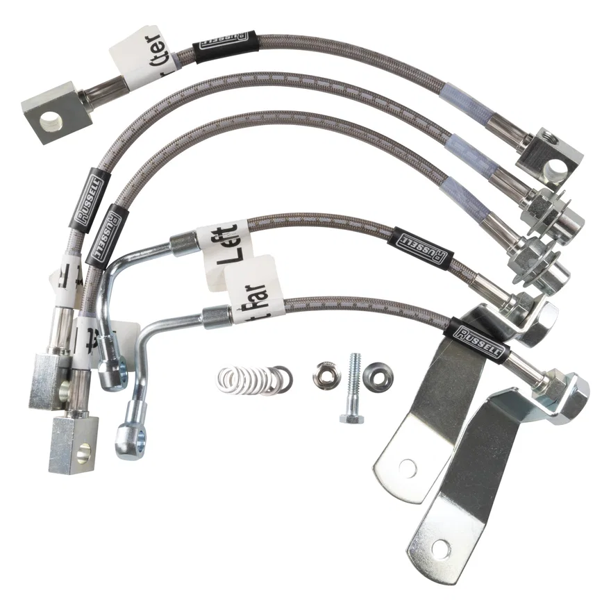Front and Rear Brake Hose Kit for Ford Mustang