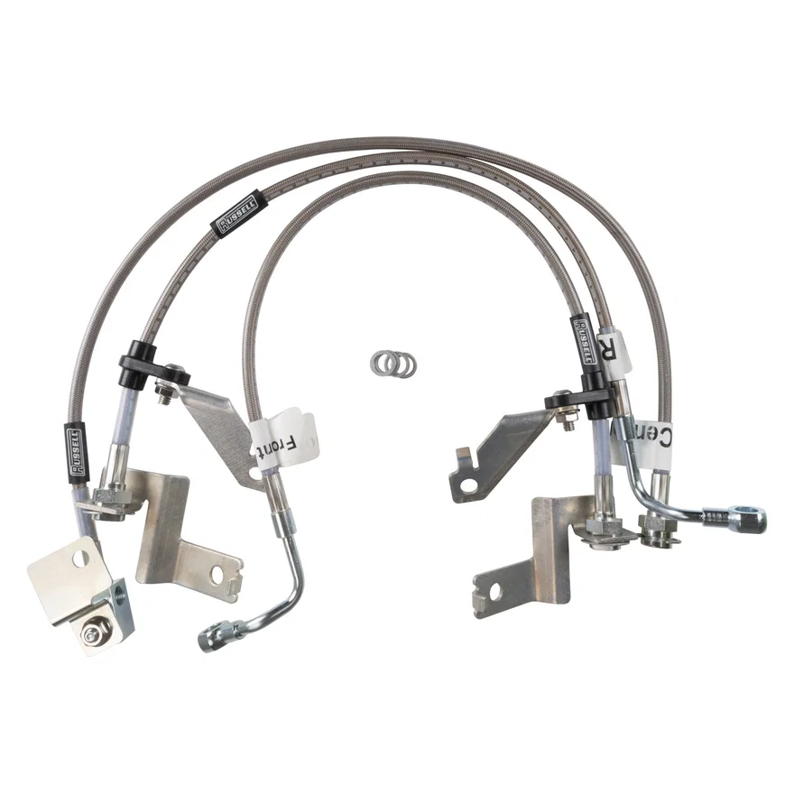Front and Rear Brake Hose Kit for Ford