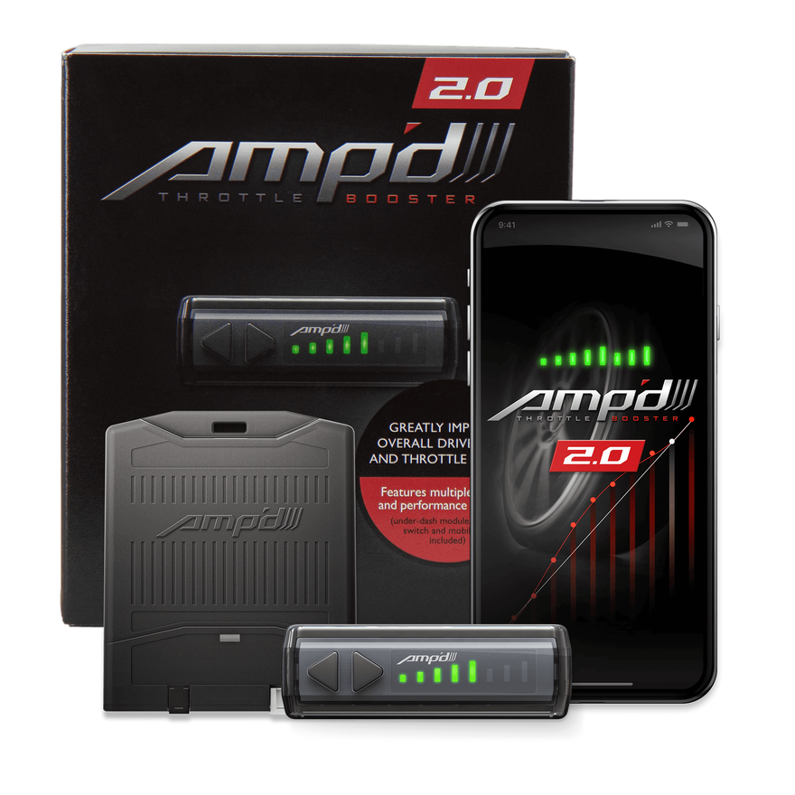 Amp'd 2.0 Pedal Controller w/Wireless Switch for Ford