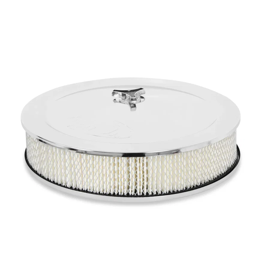 Air Cleaner  14" Chrome