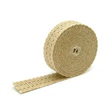 Tan Glass Fiber Exhaust Wrap 1" x 15' 010105 image 1