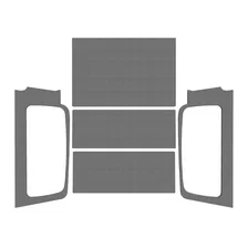 '04-'06 Wrangler LJ Gray Original Finish Complete Headliner Kit image 1