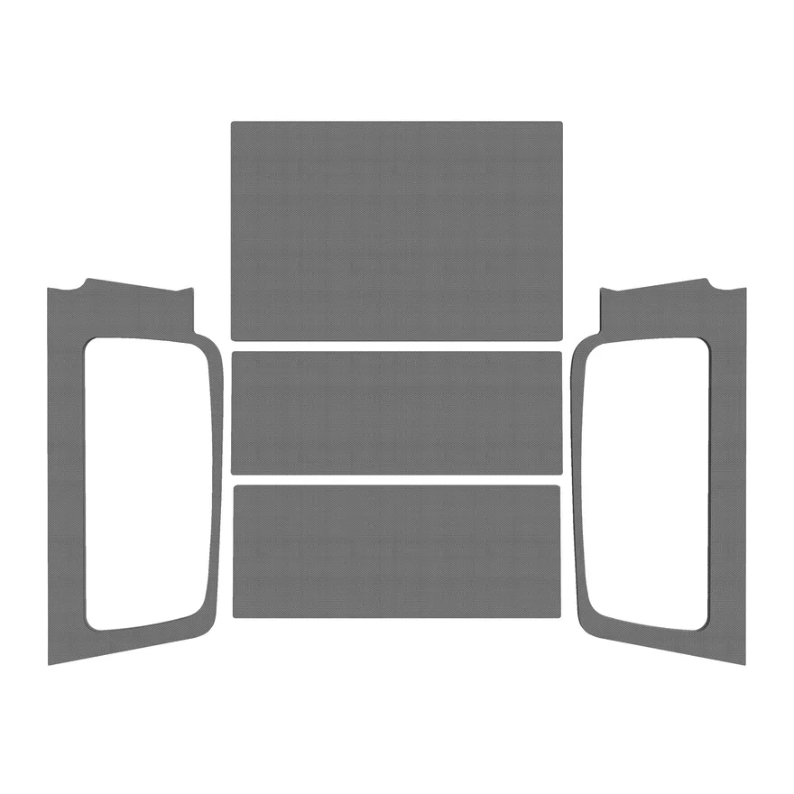 '04-'06 Wrangler LJ Gray Original Finish Complete Headliner Kit