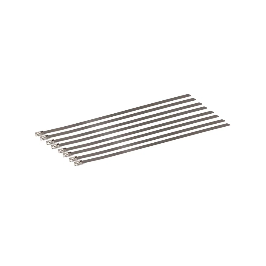 Stainless-Steel Locking Ties 8" 9-Pack 010201