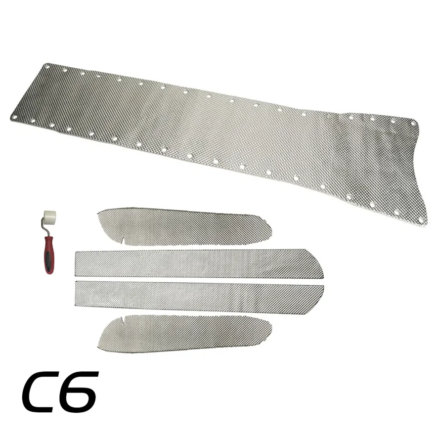 C6 Corvette Trans Tunnel Heat Shield Complete Kit 050532
