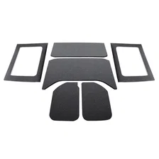 '11-'18 Wrangler JK 4-Door Black Original Finish Complete Headliner Kit 050290 image 1