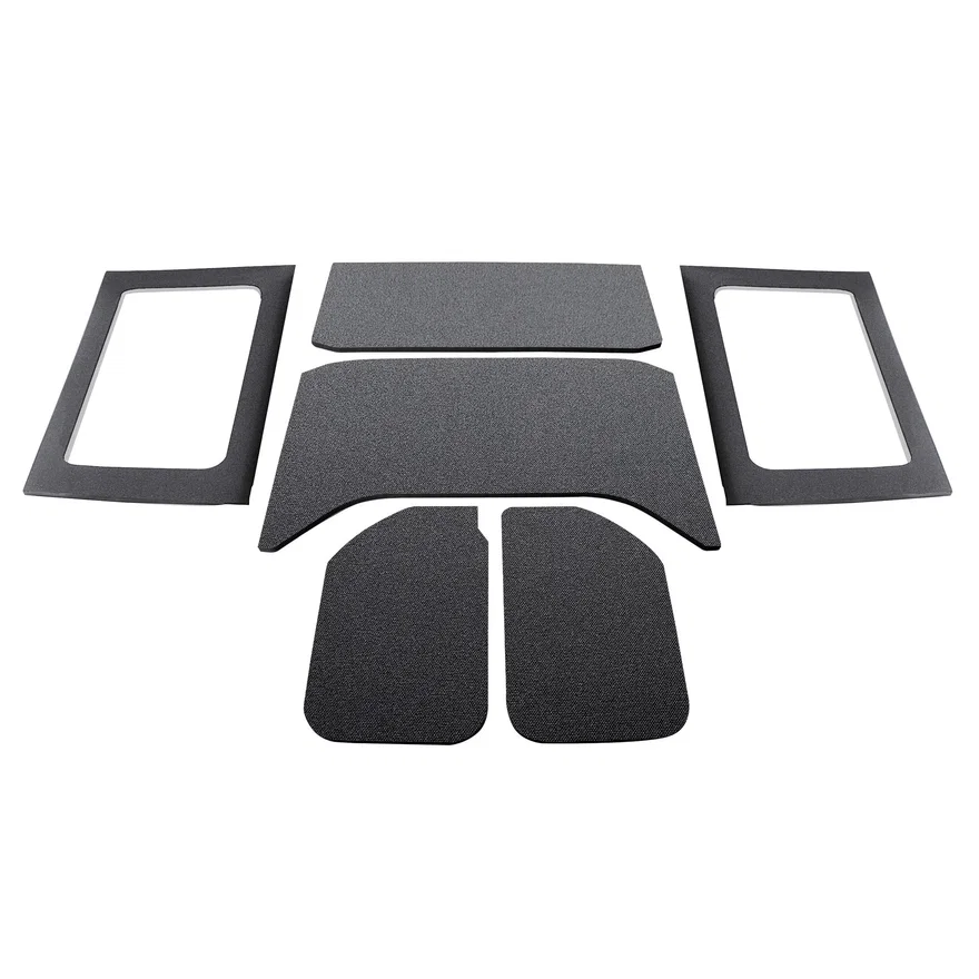 '11-'18 Wrangler JK 4-Door Black Original Finish Complete Headliner Kit 050290