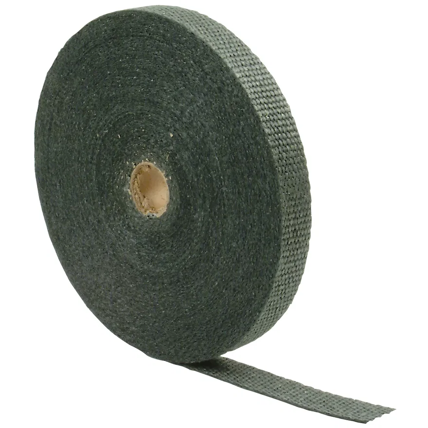 Black Glass Fiber Exhaust Wrap 1" x 100' 010118