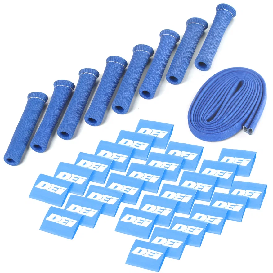 Protect-A-Boot and Wire Kit Blue 8 Cylinder 010732