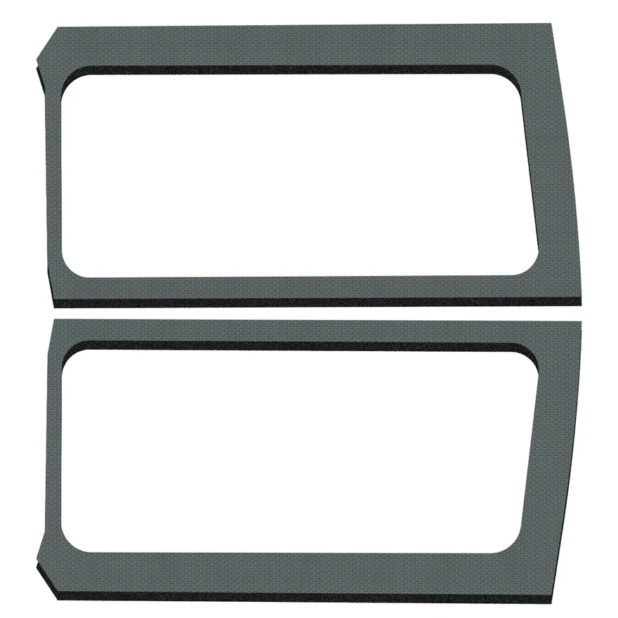 Wrangler JL 2-Door Gray Original Finish Rear Side Window Only 050269