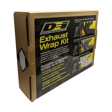 Automotive Exhaust & Header Glass Fiber Wrap Kit Aluminum HT 010112 image 2