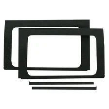 Wrangler JL 4-Door Black Original Finish Rear Side Window Only 050173 image 1